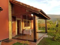 Porche 1 agua y cerramiento de cristal 1