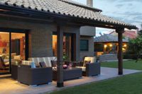 Porche 1 agua y teja ceramica